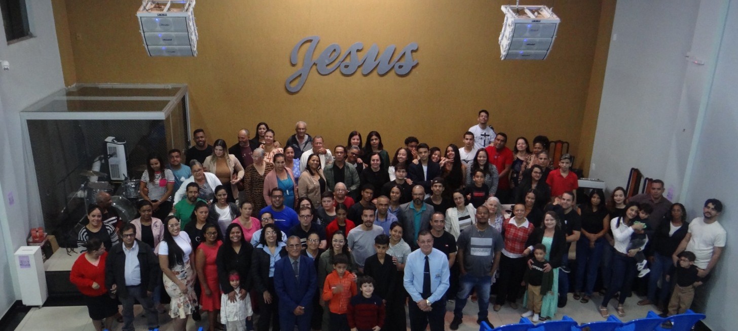 Foto dos membros da igreja